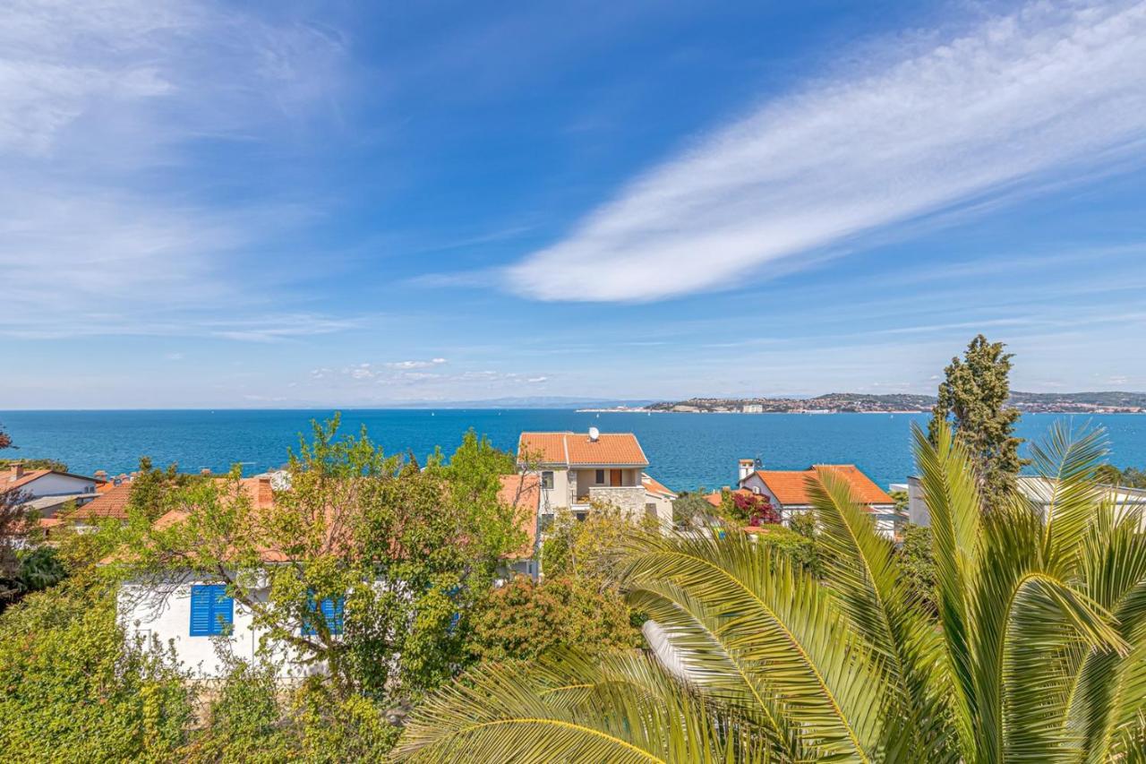 Villa Milena With Pool And Sea View Crveni Vrh Exterior photo