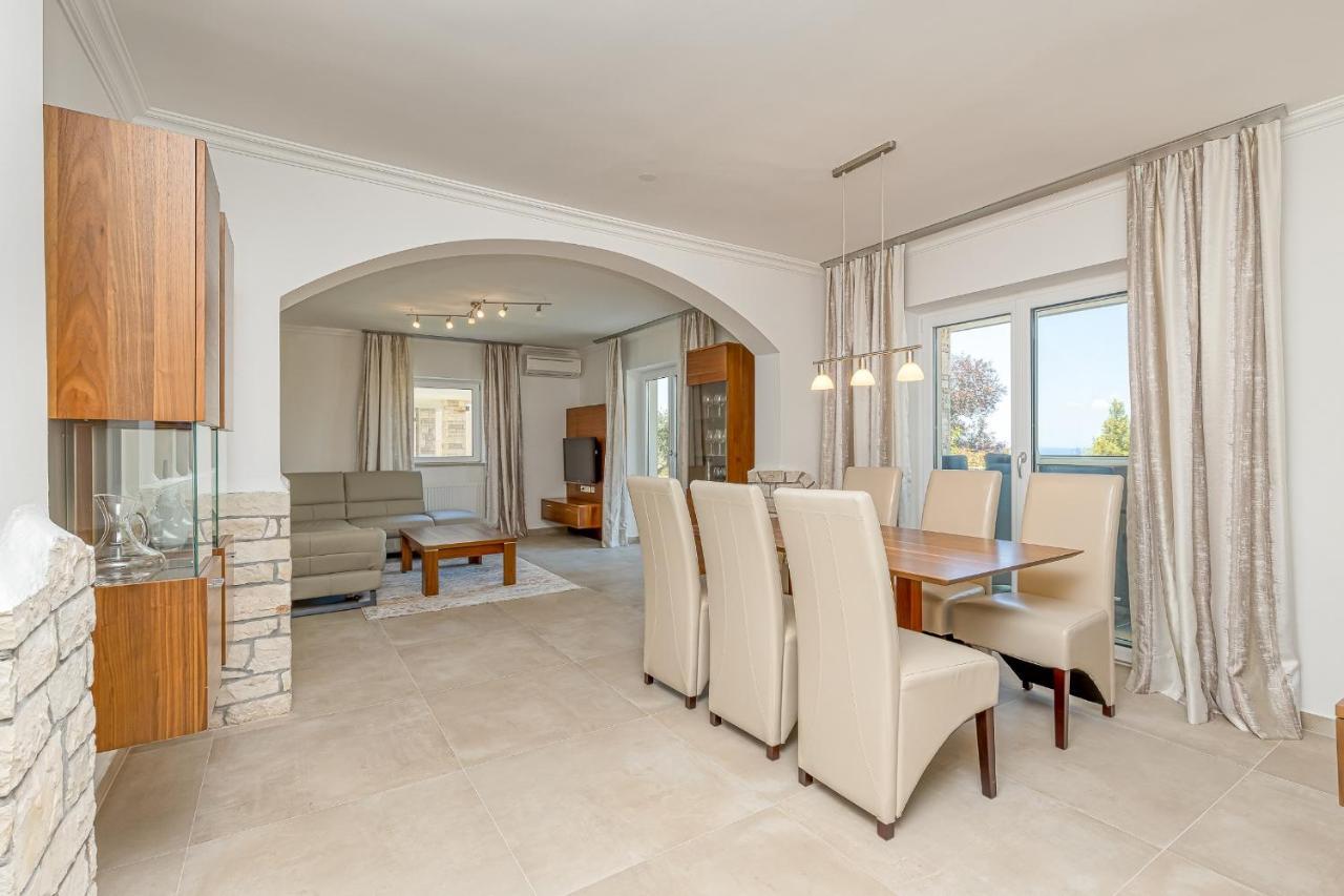 Villa Milena With Pool And Sea View Crveni Vrh Exterior photo